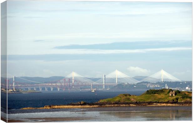 The Queensferry Crossing Canvas Print by Adrian Snowball