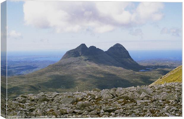 Suilven Canvas Print by Adrian Snowball