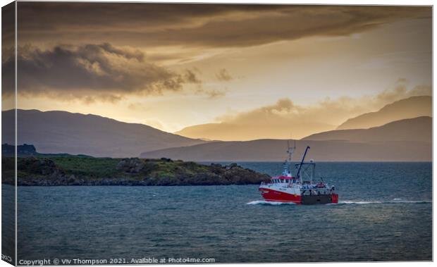 Homeward Bound Canvas Print by Viv Thompson