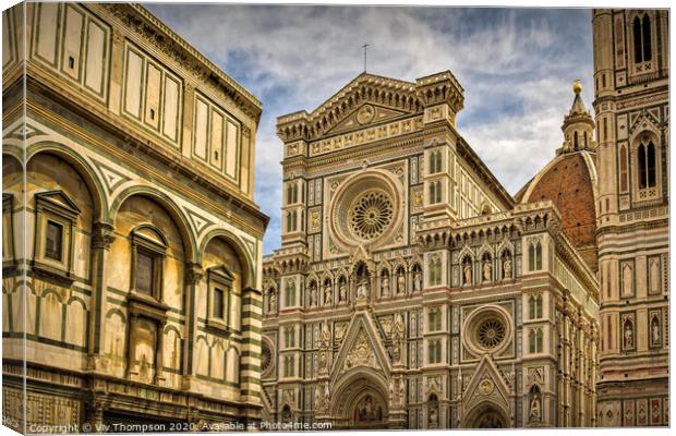 Florence Cathedral Canvas Print by Viv Thompson