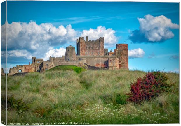 Castle on the Hill Canvas Print by Viv Thompson