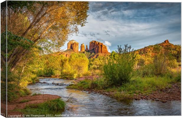 Red Rock State Park Canvas Print by Viv Thompson