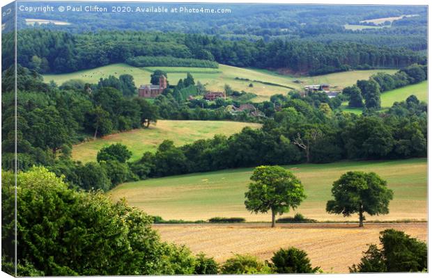 Newlands corner. Canvas Print by Paul Clifton