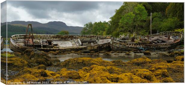 Salen Hulks Canvas Print by Bill Moores