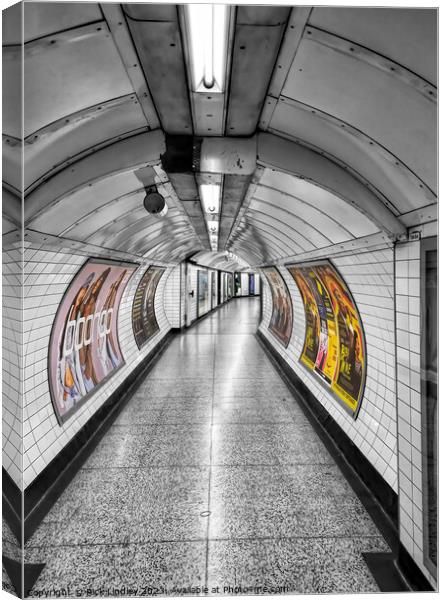 Charing Cross Underground  Canvas Print by Rick Lindley