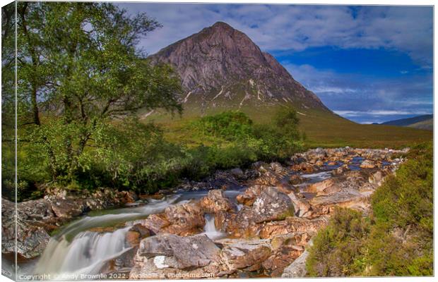Buachaille Etive Mòr Canvas Print by Andy Brownlie