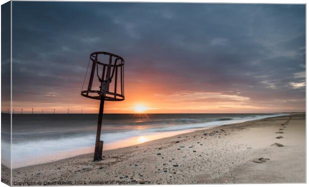 Majestic Norfolk Sunrise Canvas Print by David Powley