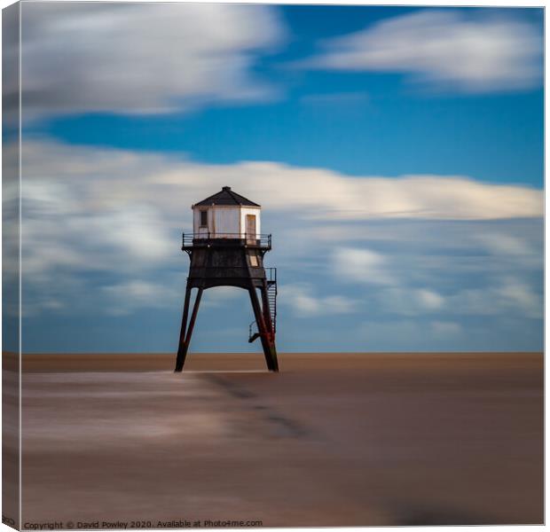 Dovercourt Lighthouse Essex Canvas Print by David Powley