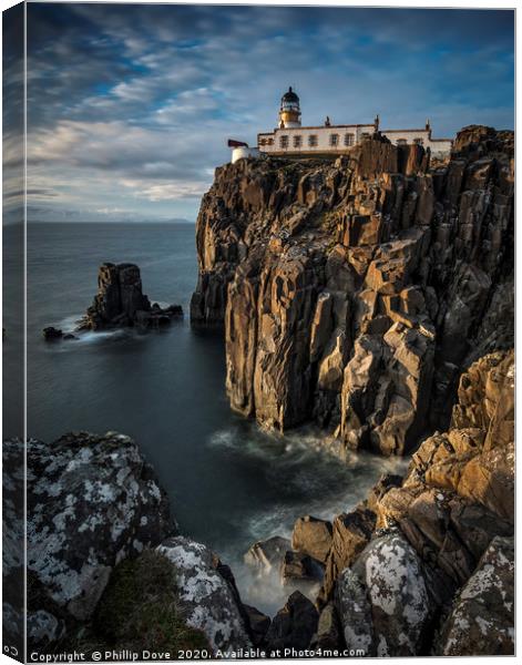 Neist Point. Isle of Skye Canvas Print by Phillip Dove LRPS