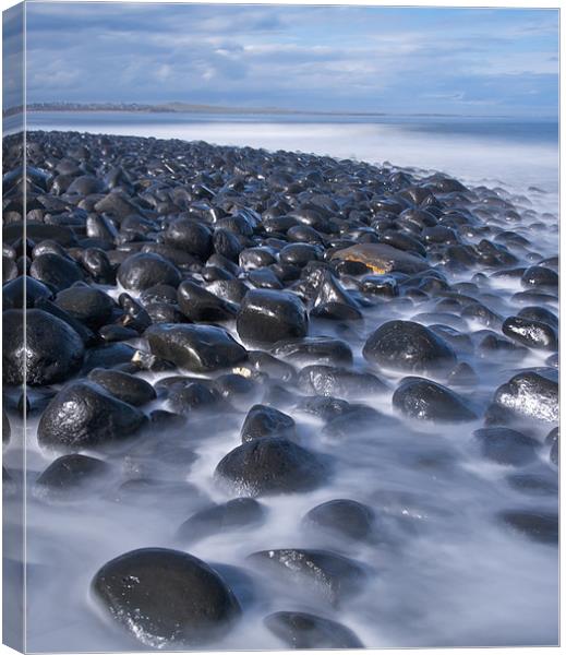 Rocky shore Canvas Print by Andrew Bradshaw