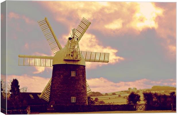 HEAGE WINDMILL Canvas Print by Sue HASKER