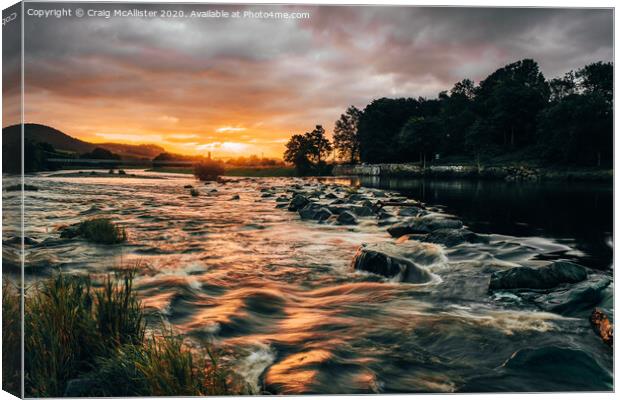 Sky fire Canvas Print by Craig McAllister