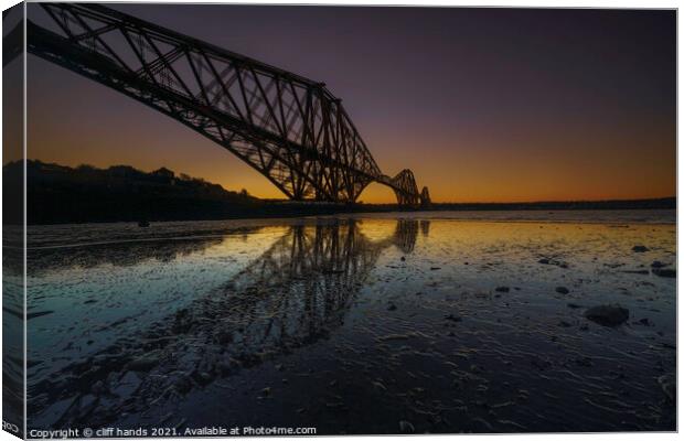 Forth rail Bridge Sunrise Canvas Print by Scotland's Scenery