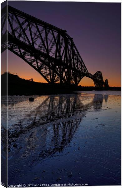 Forth Rail bridge, Fife Scotland. Canvas Print by Scotland's Scenery