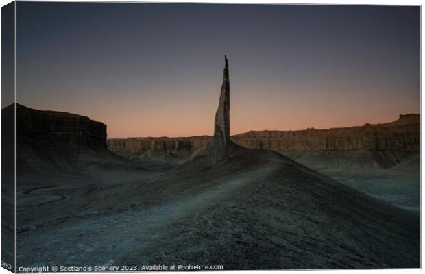 The Spire, Utah, USA. Canvas Print by Scotland's Scenery