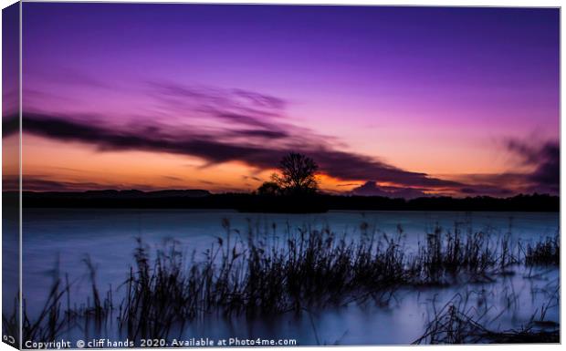 Loch Leven at sunset Canvas Print by Scotland's Scenery