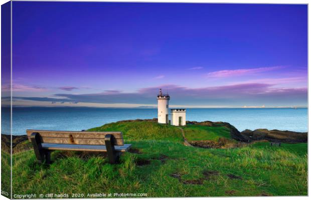 Elie lighthouse, fife, scotland. Canvas Print by Scotland's Scenery