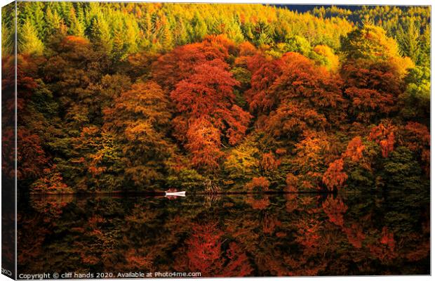 Loch Faskally, Perthshire, Scotland in Autumn. Canvas Print by Scotland's Scenery