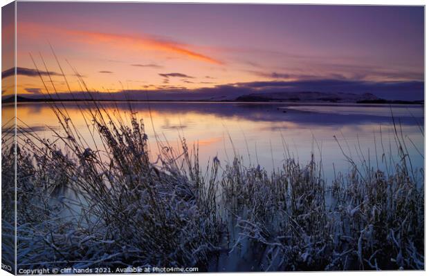 Loch Leven sunrise, scotland. Canvas Print by Scotland's Scenery