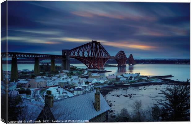 forth rail bridge, scotland. Canvas Print by Scotland's Scenery