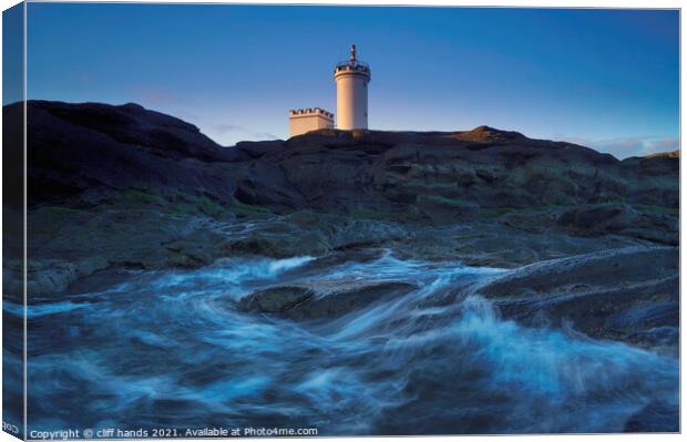 Elie lighthouse, fife, Scotland. Canvas Print by Scotland's Scenery
