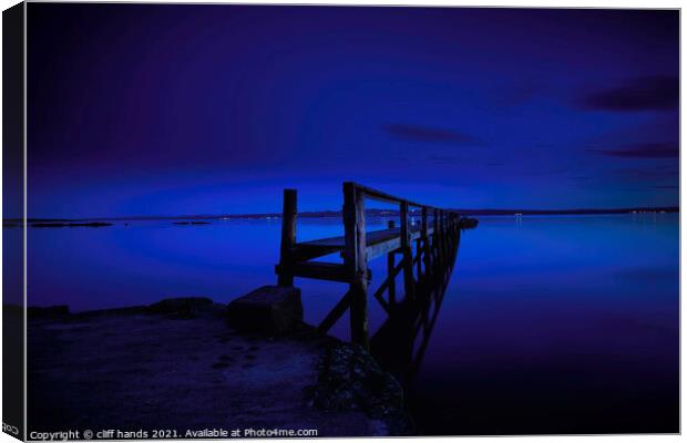 blue hour at culross fife Canvas Print by Scotland's Scenery