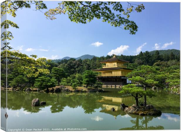 Kinkaku-ji - Golden Temple of Kyoto Canvas Print by Dean Packer