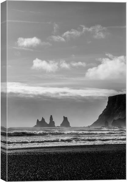 Vic Beach, Iceland Canvas Print by Christopher Stores