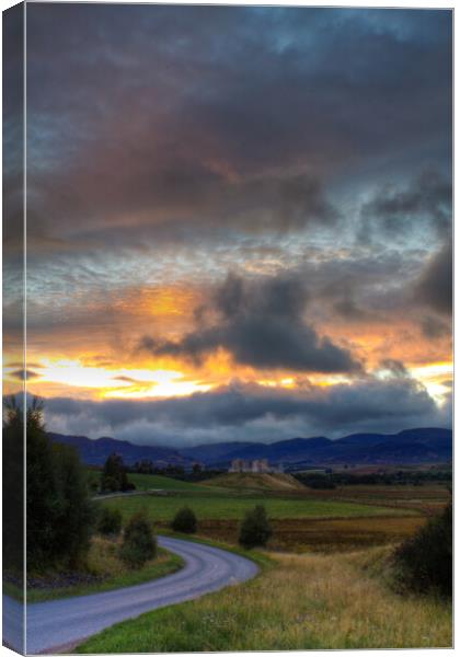 Ruthven Barracks Canvas Print by Christopher Stores