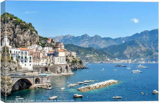 Amalfi Canvas Print by Ben Griffin