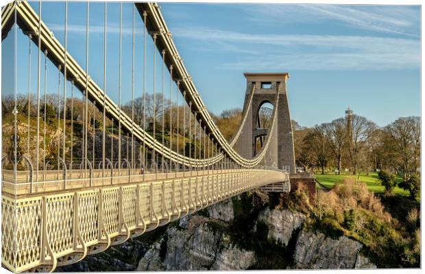 Clifton Suspension Bridge - Bristol Canvas Print by Shaun Davey