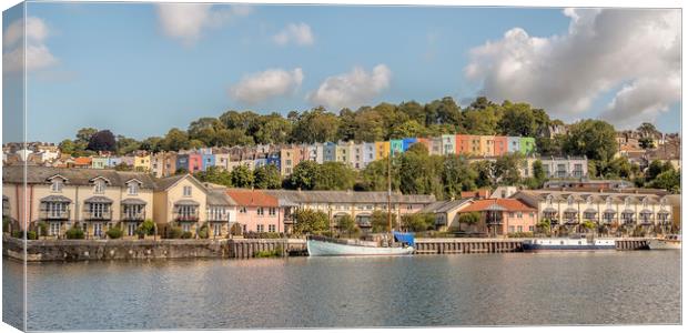 Bristol's Historic Floating Harbour Canvas Print by Shaun Davey