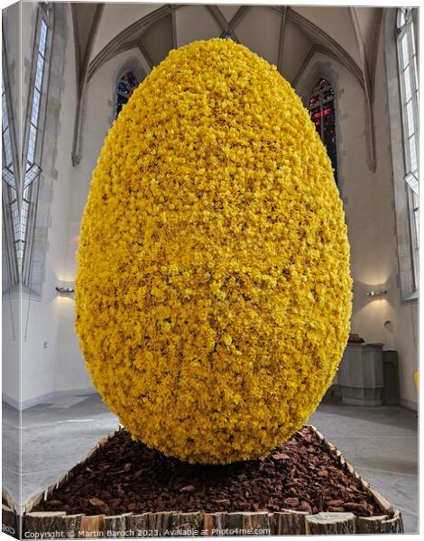 World's biggest Easter egg Canvas Print by Martin Baroch
