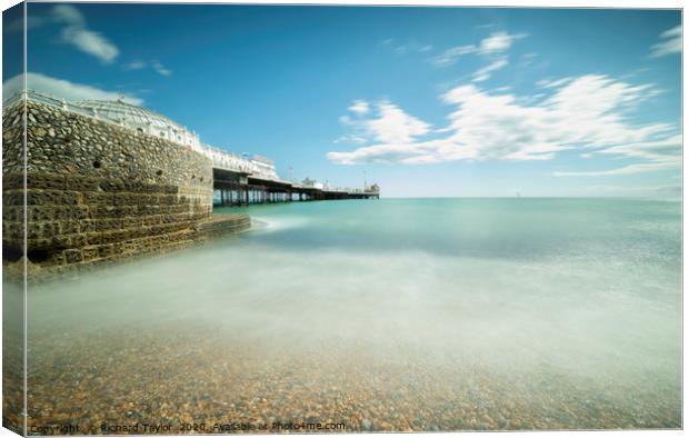 The Palace Pier Canvas Print by Richard Taylor