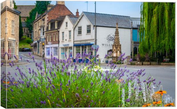 Nailsworth Town Square Canvas Print by Steve Taylor