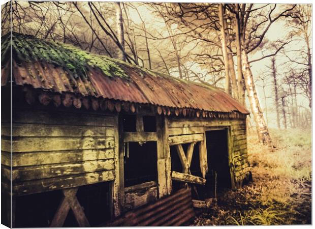 The old fishing bothy Canvas Print by Steve Taylor