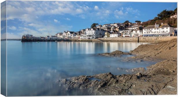 Harbour Reflections, St Mawes  Canvas Print by Mick Blakey