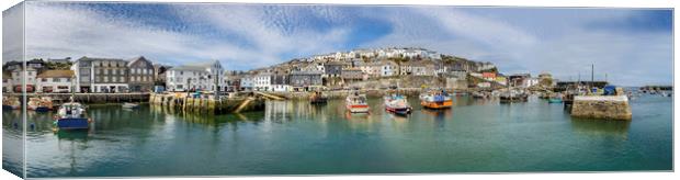Inner Harbour, Mevagissey, Cornwall Canvas Print by Mick Blakey