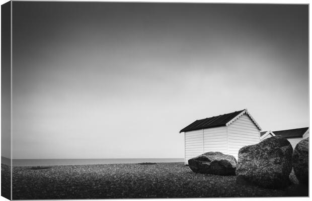 Beach Huts, Shoreham Canvas Print by Mark Jones