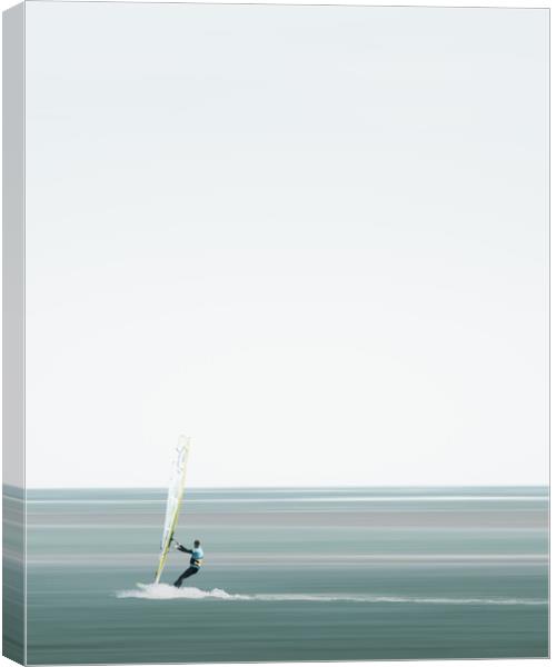 Kite Surfing Canvas Print by Mark Jones
