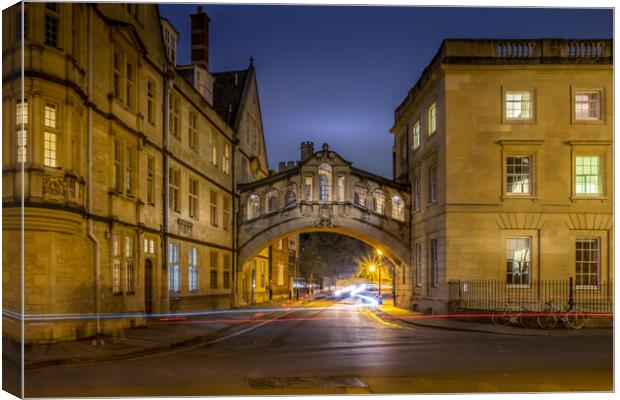 Bridge of Sighs Canvas Print by Mark Jones