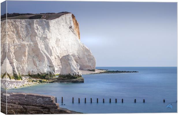 Seaford Head Canvas Print by Mark Jones