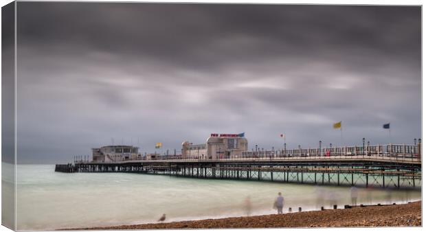 Windy Worthing Canvas Print by Mark Jones