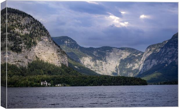 Wonderful Lake Hallstatt in the Austrian Alps Canvas Print by Erik Lattwein