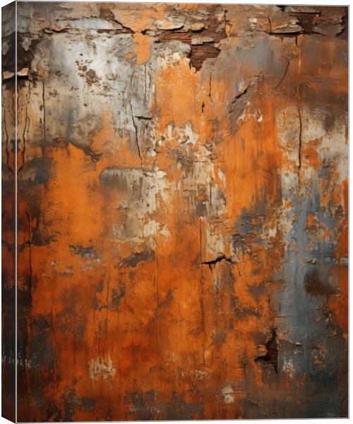 Rust texture background - stock photography Canvas Print by Erik Lattwein