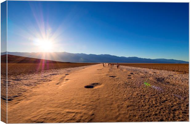 Beautiful scenery at Death Valley National Park Ca Canvas Print by Erik Lattwein