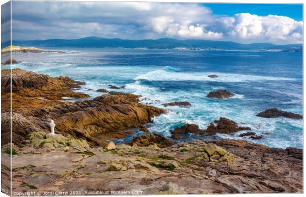 View of the Coast of Death, Galicia - 3 Canvas Print by Jordi Carrio