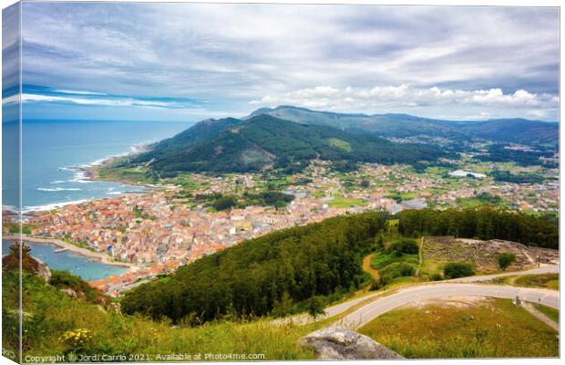 Panoramic view of A Guarda Canvas Print by Jordi Carrio