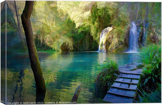 Tranquil Oasis - CR2201-6720-ABS Canvas Print by Jordi Carrio