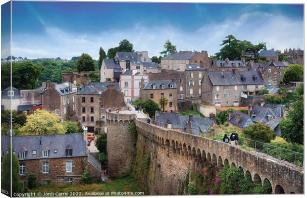 Dinan Medieval Spectacular - C1506-1634-GLA Canvas Print by Jordi Carrio